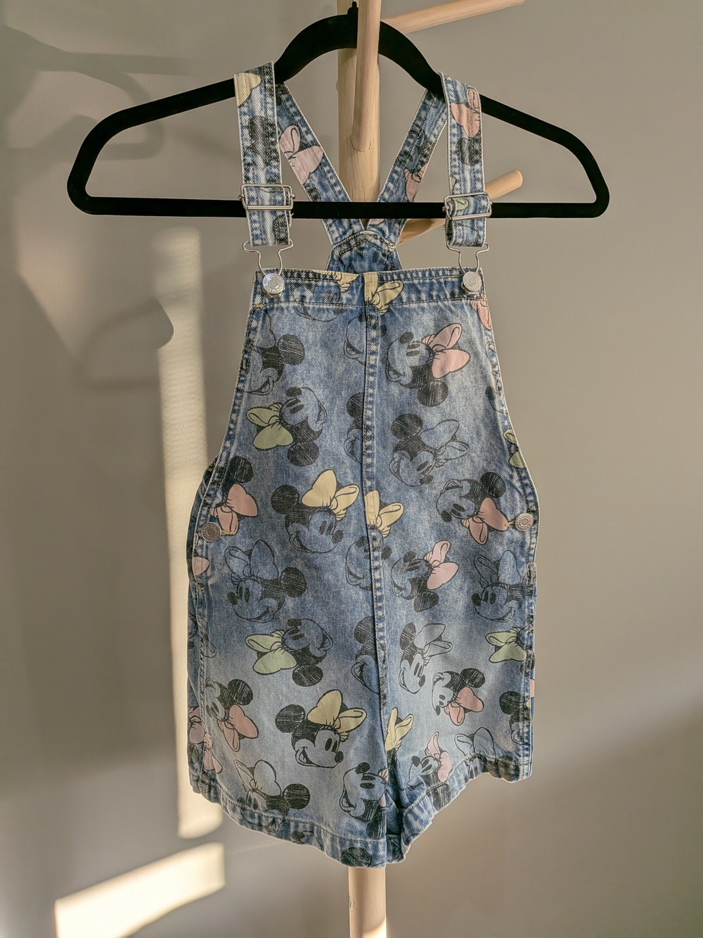 Mini Mouse Denim Shortalls